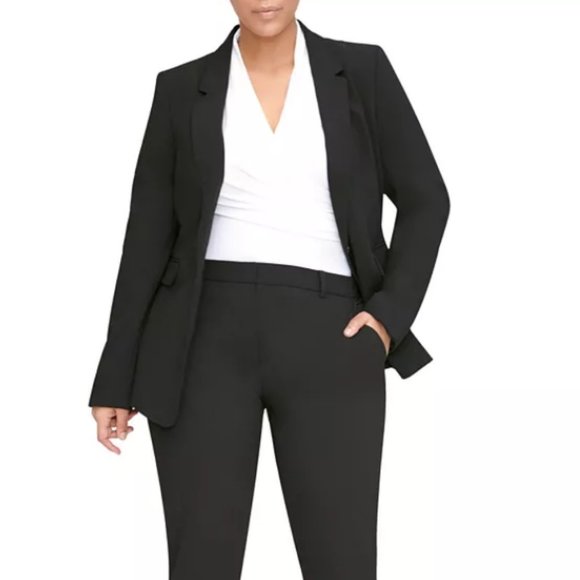 NWT DKNY One Button Blazer [7] - Picture 3 of 14